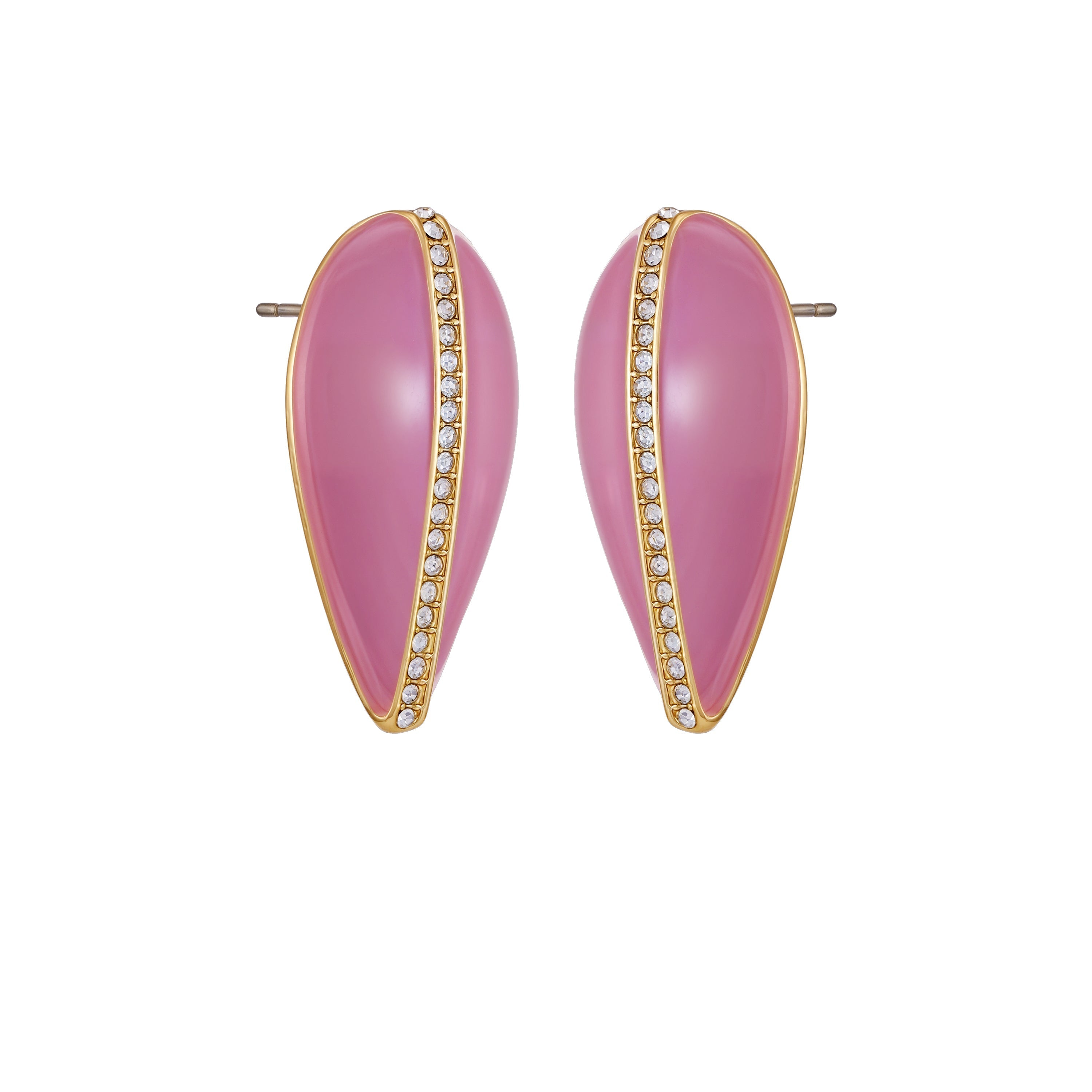 Gold Tone Teardrop Earrings