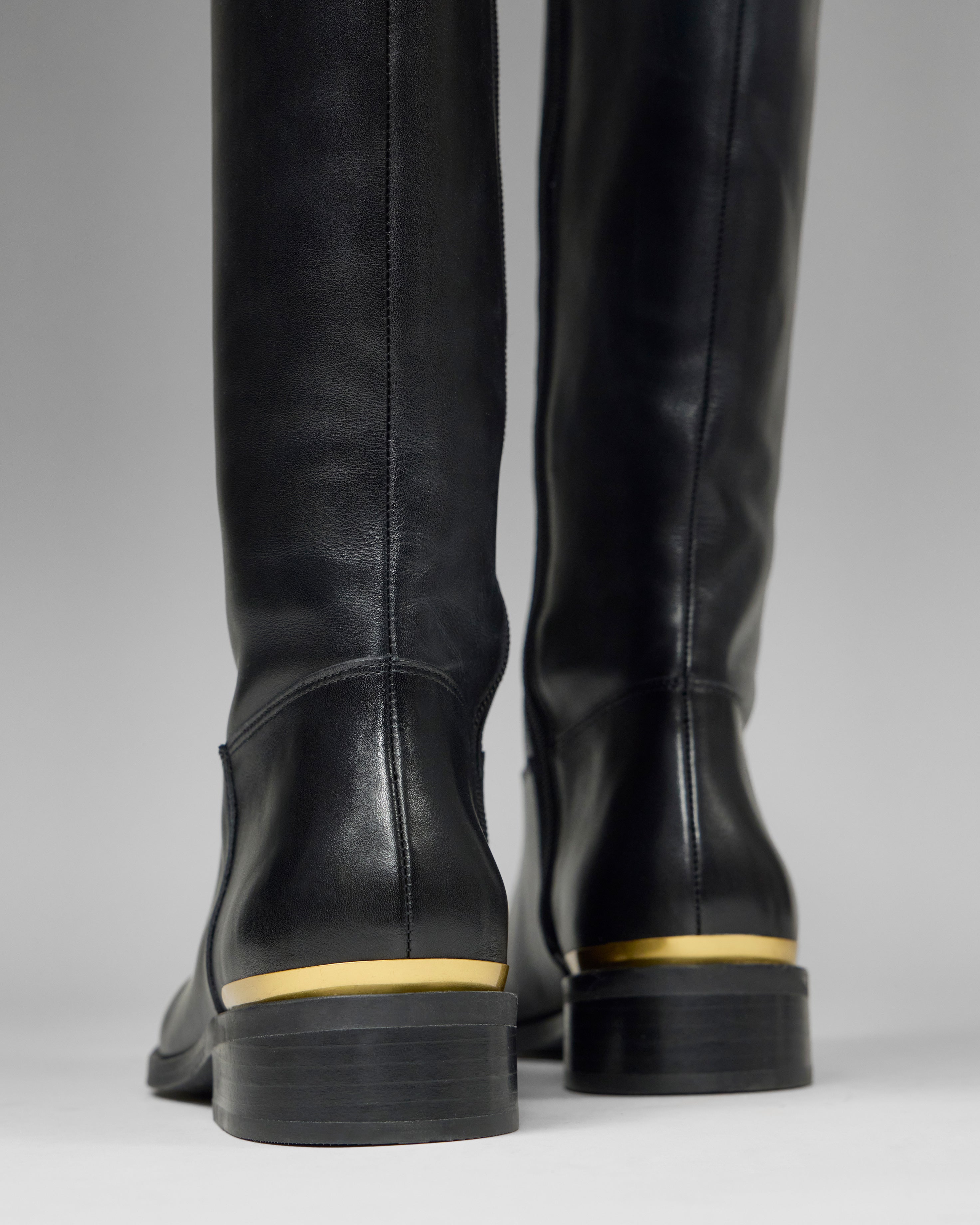 Bercla Extra Wide Calf Knee High Riding Boot